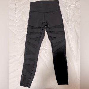 Lululemon leggings w mesh detail